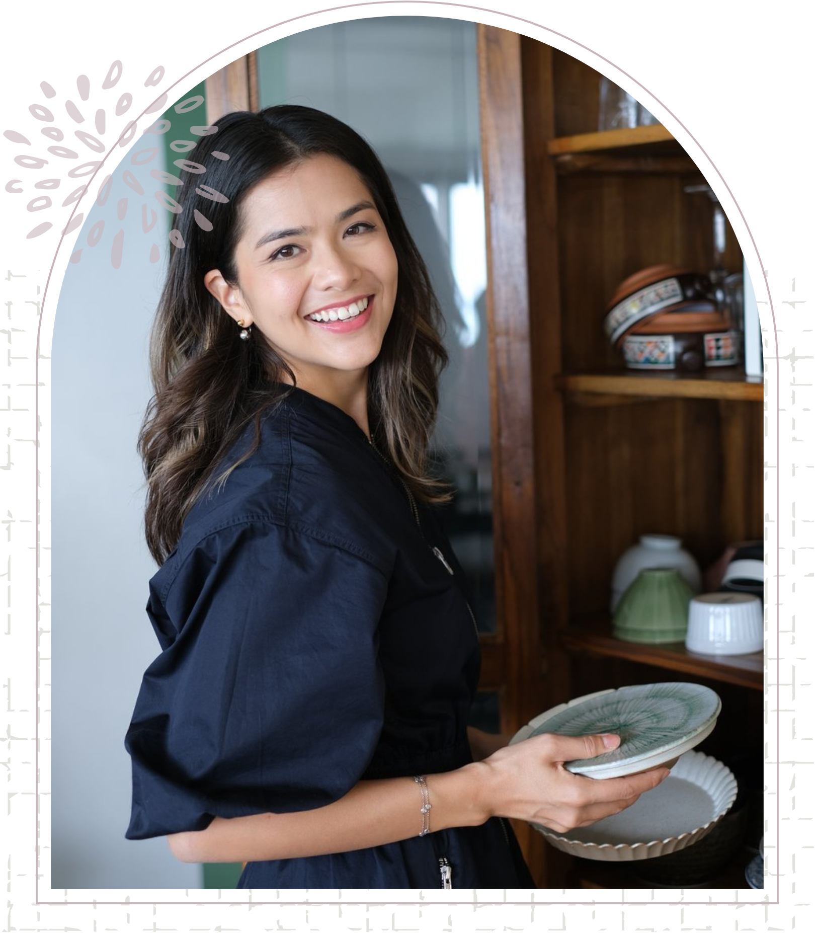 Charlotte Mei in the kitchen
